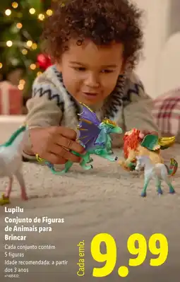 Lidl Lupilu Conjunto de Figuras de Animais para Brincar promoção
