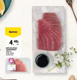 Continente Bife de atum continente fresco promoção