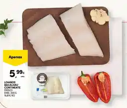 Continente Lombos bacalhau continente promoção