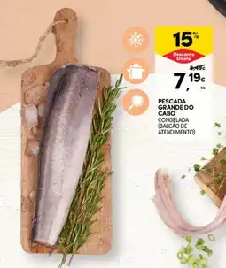 Continente Pescada grande do cabo promoção