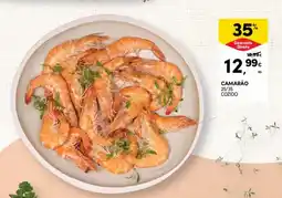 Continente Camarão 25/35 cozido promoção