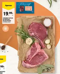 Continente Cowboy steak de bovino blue smoke (congelado) promoção