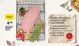 Continente Lombo fatiado porco duroc continente seleção promoção