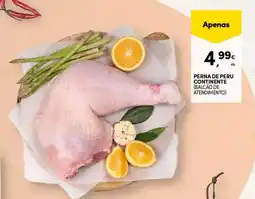 Continente Perna de peru continente (balcão de atendimento) promoção