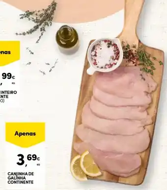 Continente Canjinha de galinha continente promoção