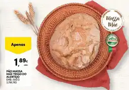 Continente Pão massa mãe trigo do alentejo promoção