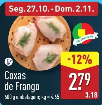 ALDI Coxas de Frango promoção