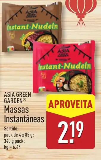 ALDI ASIA GREEN GARDEN Massas Instantâneas promoção