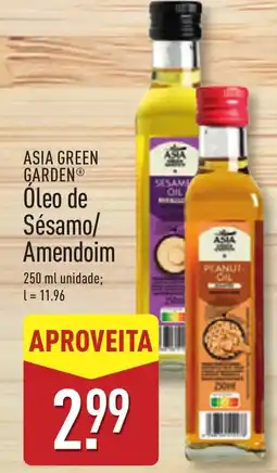 ALDI ASIA GREEN GARDEN Oleo de Sésamo/ Amendoim promoção