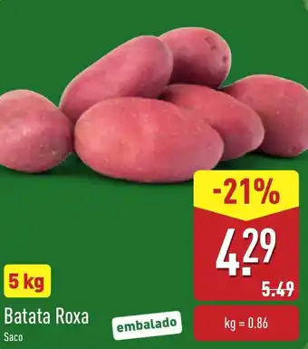 ALDI Batata Roxa promoção