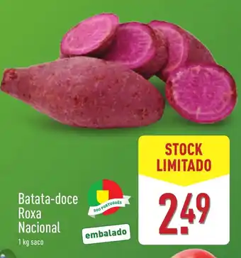 ALDI Batata-doce Roxa Nacional promoção