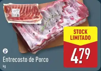 ALDI Entrecosto de Porco promoção