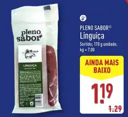 ALDI PLENO SABOR Linguiça promoção