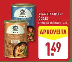 ALDI ASIA GREEN GARDEN Sopas promoção