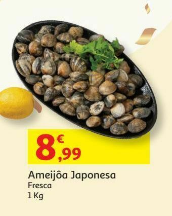 Auchan Ameijoa japonesa:fresca 1 kg promoção