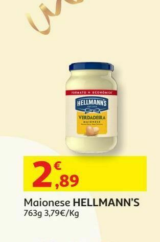 Auchan Maionese hellmann's:763 g promoção