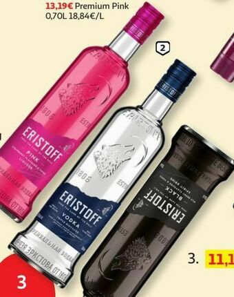 Auchan Vodka eristoff:brut 0.70 lt promoção
