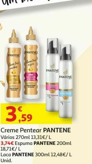 Auchan Espuma souffle volume pantene: 200ml promoção