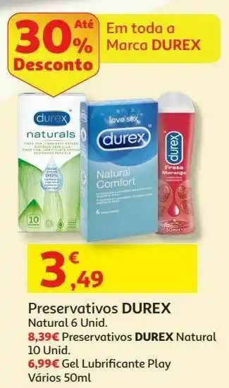 Preservativos durex:prazer prolongado 12 un