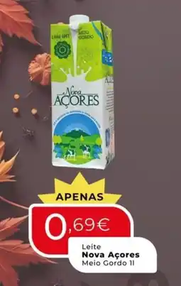 Miranda Supermercados Leite Nova Açores Meio Gordo promoção