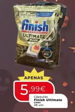 Miranda Supermercados Cápsulas Finish Ultimate Limão promoção