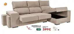 Homy Casa MARBELLA Sofá chaise longue promoção