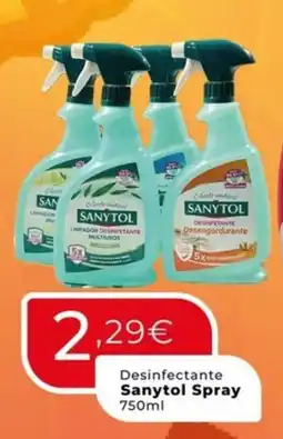 Miranda Supermercados Desinfectante Sanytol Spray promoção
