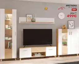 Homy Casa BRETAGNA Pack sala de estar promoção