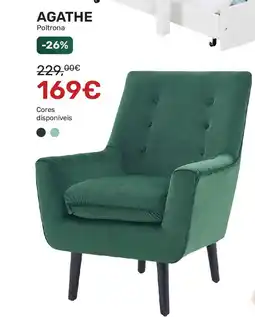 Homy Casa AGATHE Poltrona promoção
