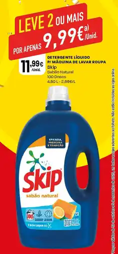 Intermarché Detergente líquido p/ máquina de lavar roupa skip promoção