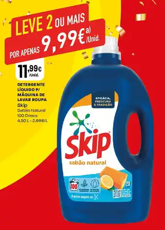 Detergente líquido p/ máquina de lavar roupa Skip