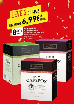 Intermarché Dom campos Vinho Regional Península de Setúbal promoção