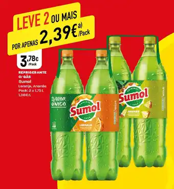 Refrigerante c/gas sumol