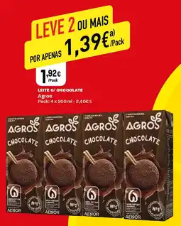 Intermarché Leite c/ chocolate Agros promoção