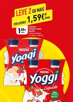 Intermarché Iogurte Liquido Yoggi Nestlé promoção