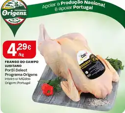 Intermarché Frango do campo lusitano PorSi Select Programa Origens promoção