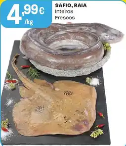 Intermarché Safio, raia inteiros frescos promoção
