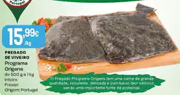 Intermarché Pregado de viveiro Programa Origens promoção