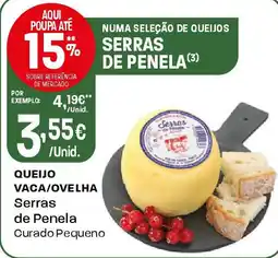 Intermarché Queijo vaca/ovelha Serras de Penela promoção