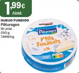 Intermarché Queijo fundido Pâturages promoção