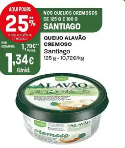 Intermarché Queijo alavão cremoso Santiago promoção