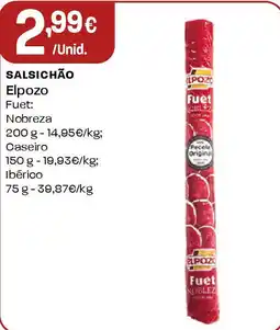 Intermarché Salsichão Elpozo promoção