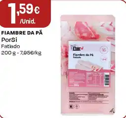 Intermarché Fiambre da pā PorSi promoção