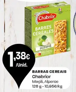 Intermarché Barres céréales Chabrior promoção