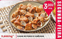 Intermarché Carne de porco c/ ameijoas promoção