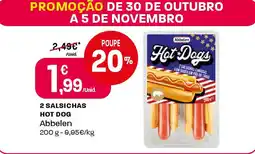 Intermarché 2 salsichas hot dog Abbelen promoção