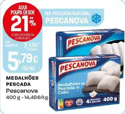 Intermarché Medalhões pescada pescanova promoção