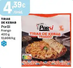 Intermarché Tiras de kebab PorSi Frango promoção