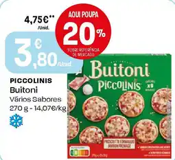 Intermarché Piccolinis buitoni promoção