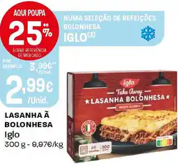 Intermarché Lasanha à bolonhesa Iglo promoção